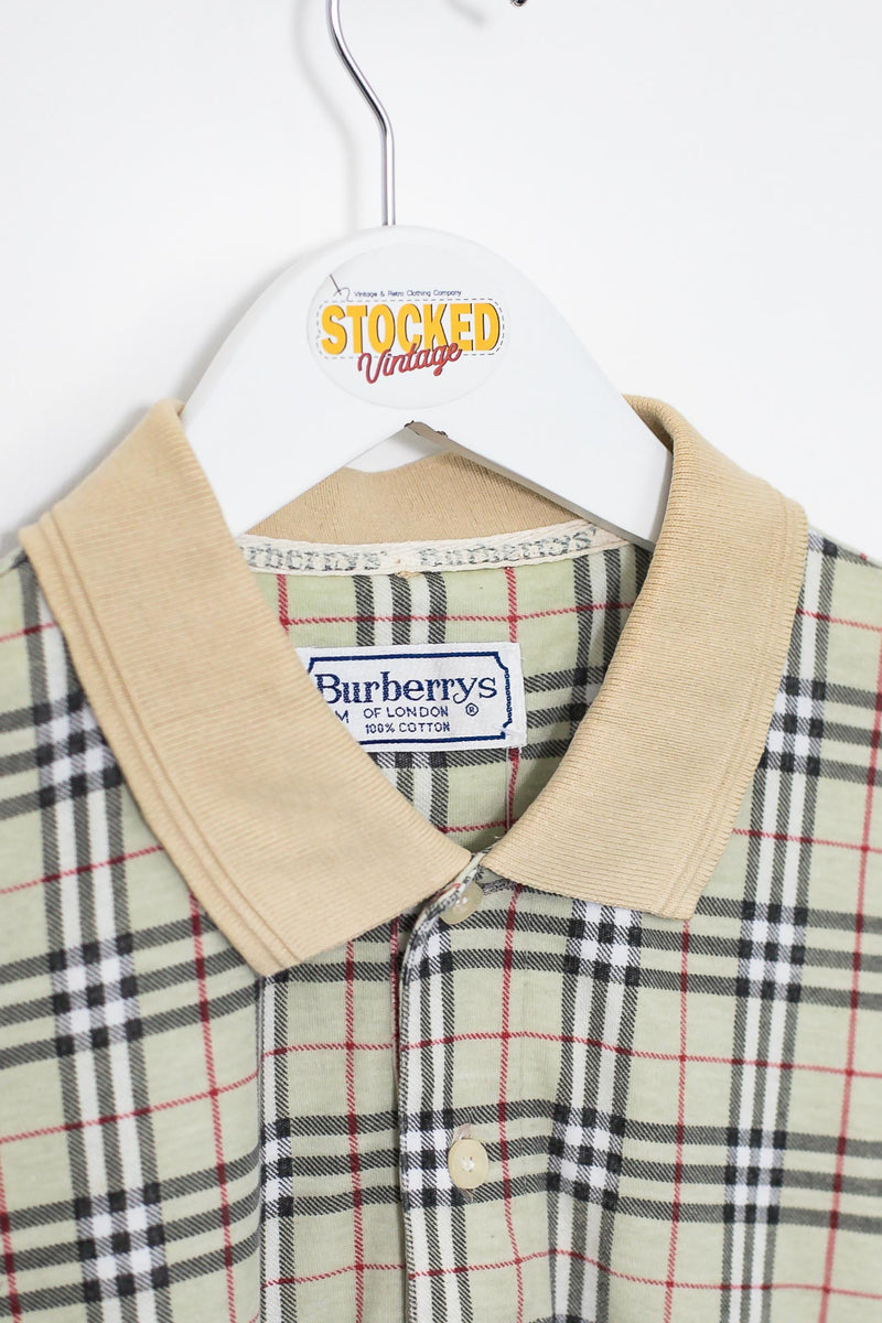 90s Burberry Nova Check Polo Shirt (M) – Stocked Vintage