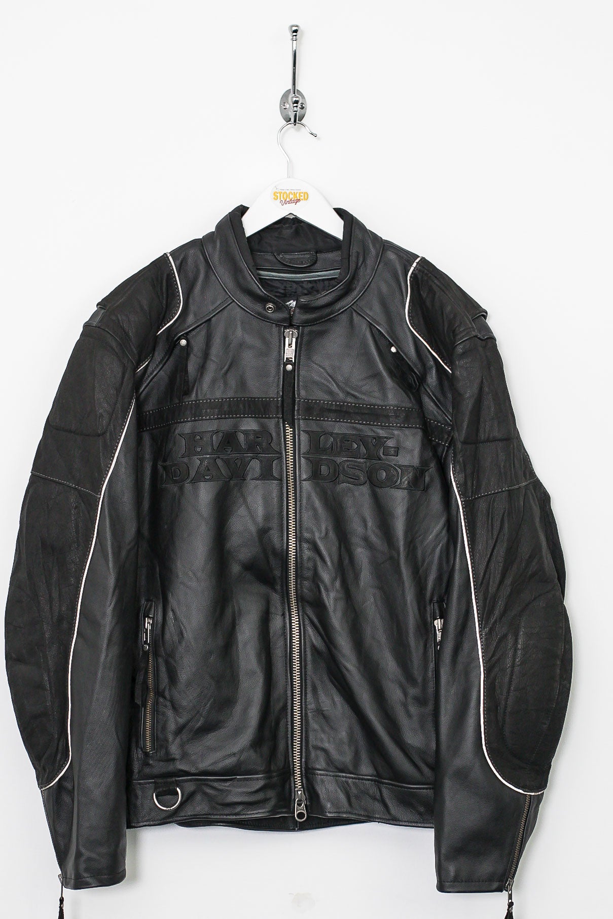 00s Harley Davidson Leather Jacket (L)