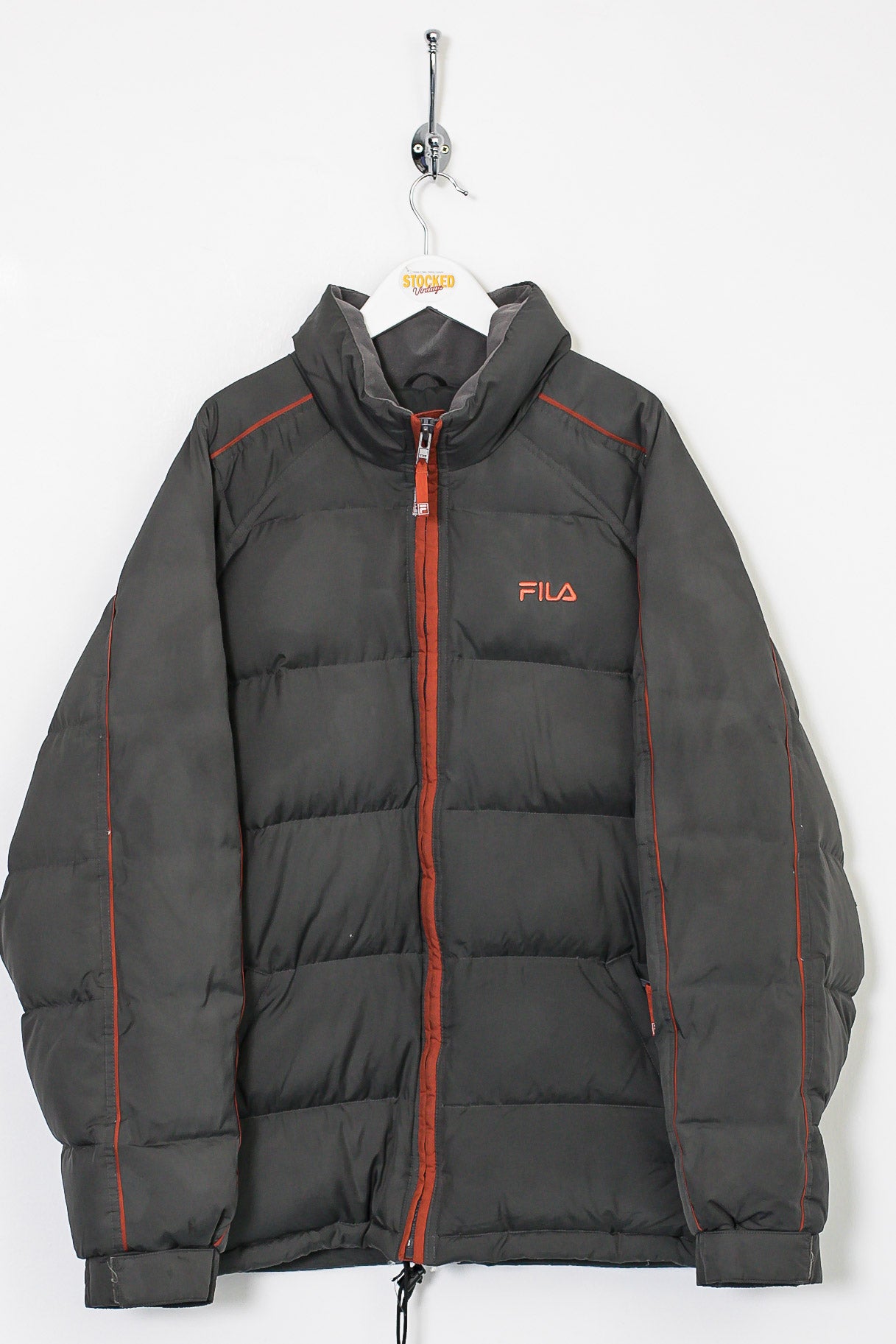 Fila orange hotsell puffer jacket