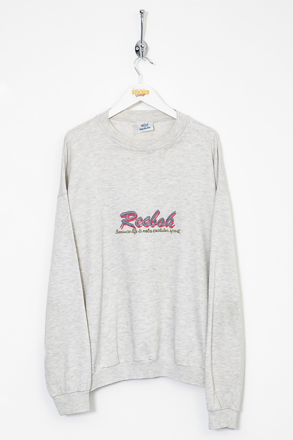 Reebok vintage clearance sweatshirt pink