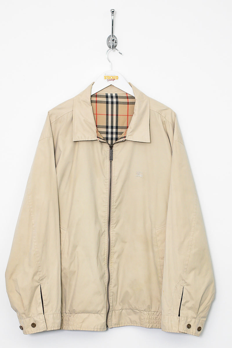 90s Burberry Nova Check Reversible Jacket (XL) – Stocked Vintage