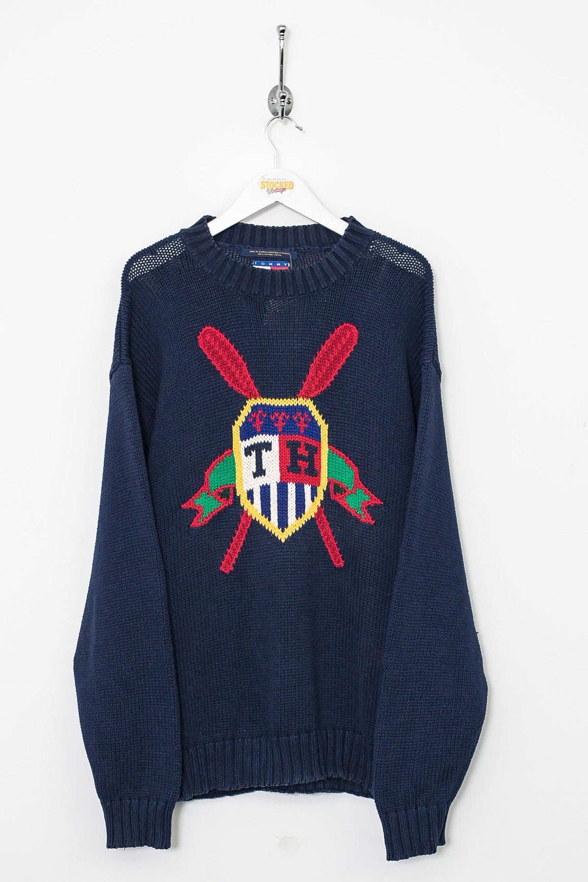 90s Tommy Heavyweight Knit (M) – Stocked Vintage