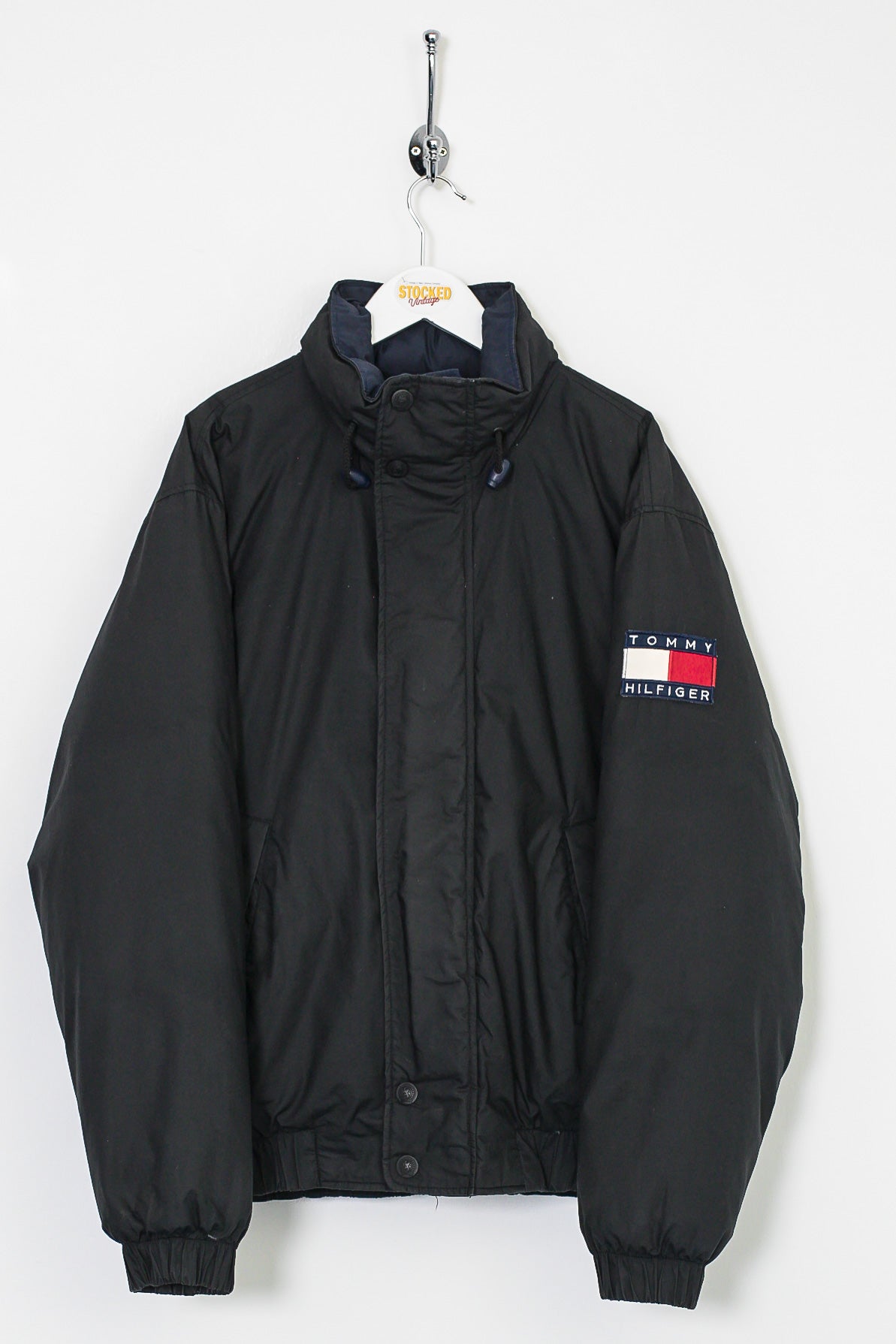90s Tommy Hilfiger Down Filled Puffer Jacket (M)
