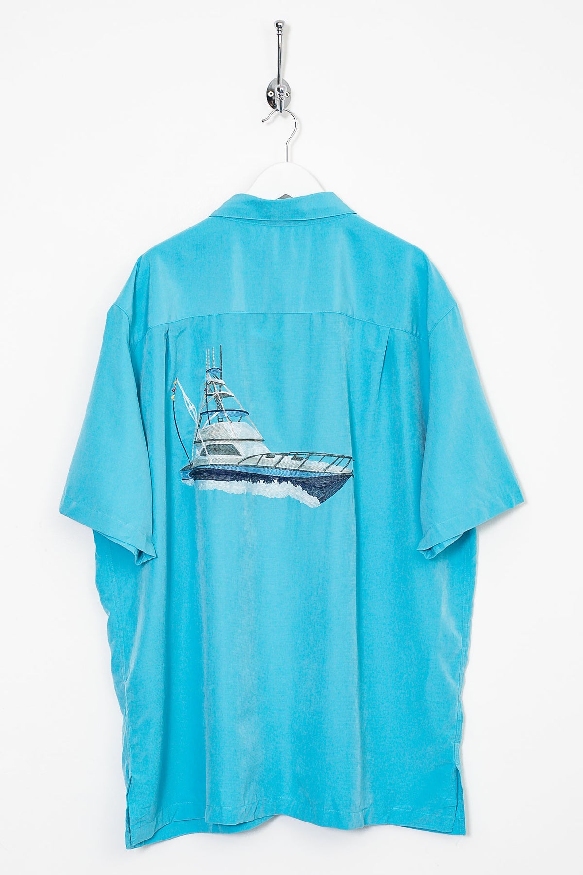 90s Hawaiian Silk Shirt (XXL)