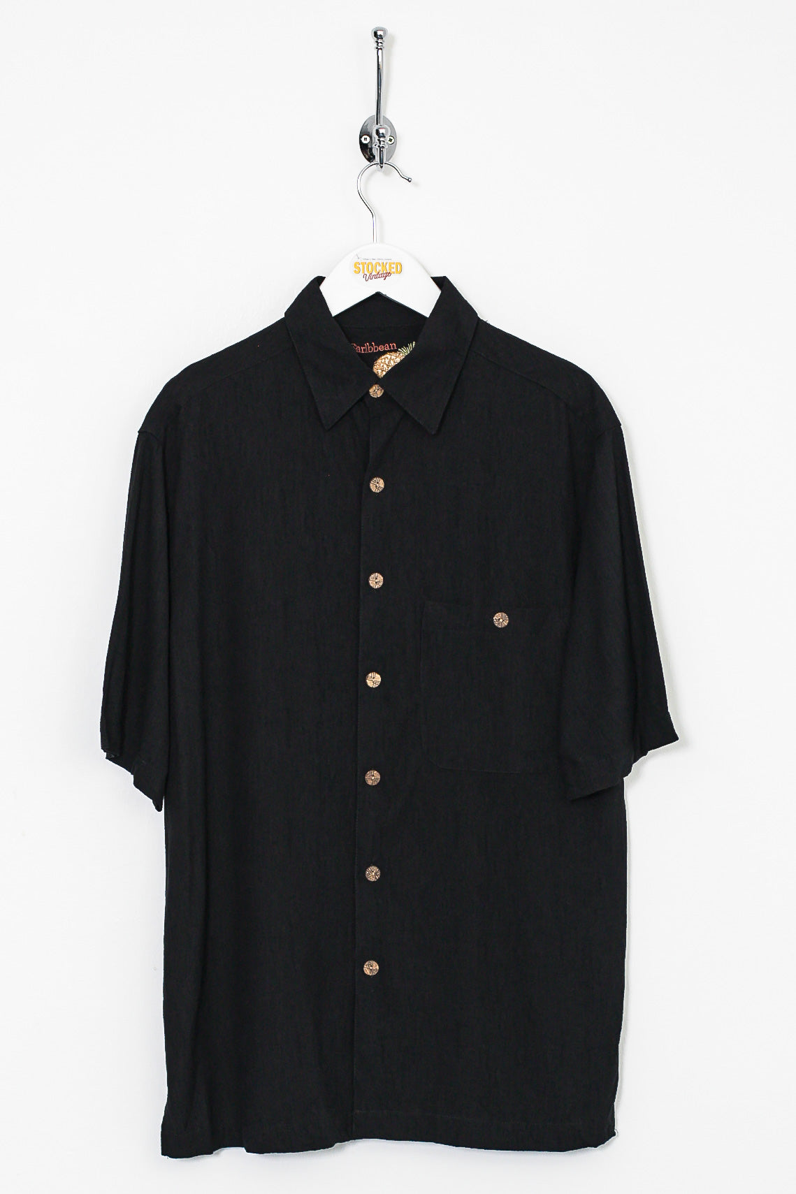 90s Hawaiian Silk Shirt (S)
